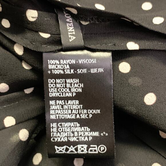 HAIDER ACKERMANN Size 42 Black White Polka Dot Viscose Sport Coat - Picture 7 of 8